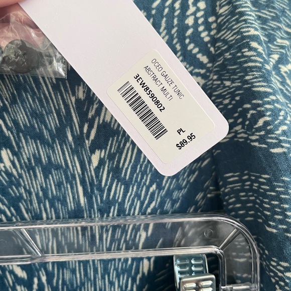 Soft Surroundings Oceo Guaze Tunic and Wide Leg Pant Set, SZ PL NWT - Picture 5 of 11